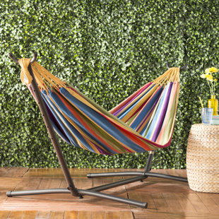 Cotton hammock outlet with stand